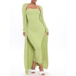 🎉Just In!🎉 FASHION NOVA Midi Dress Set